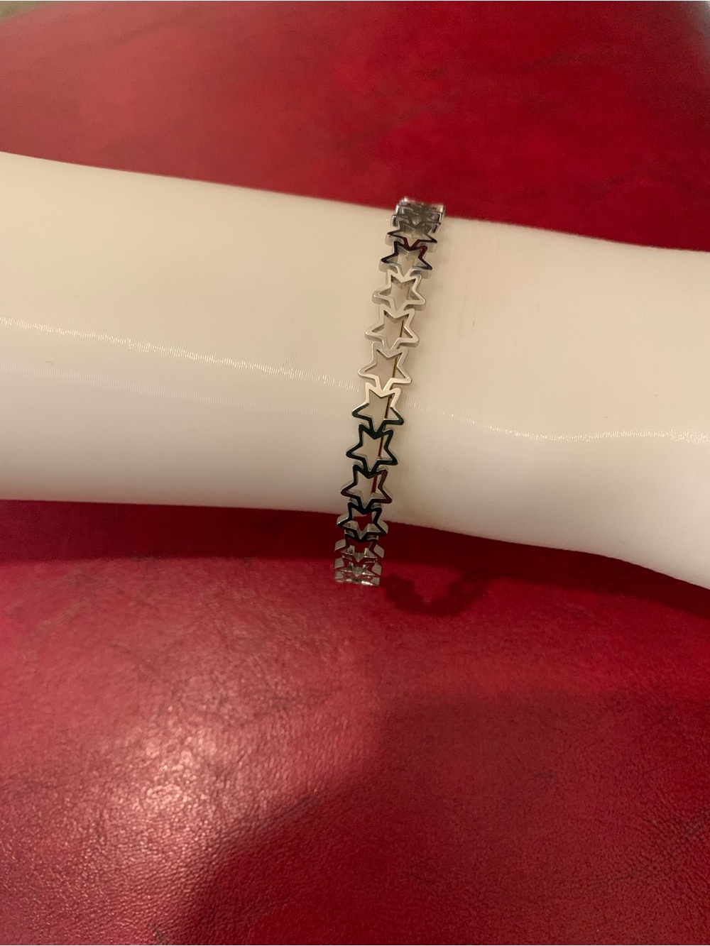 Women's Silver Star Link Bracelet